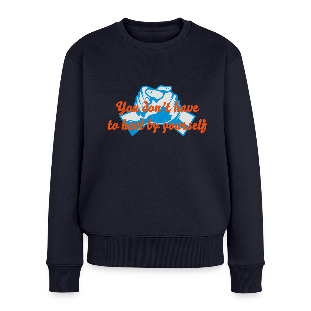 You don't have to heal ... - Women Sweater - navy