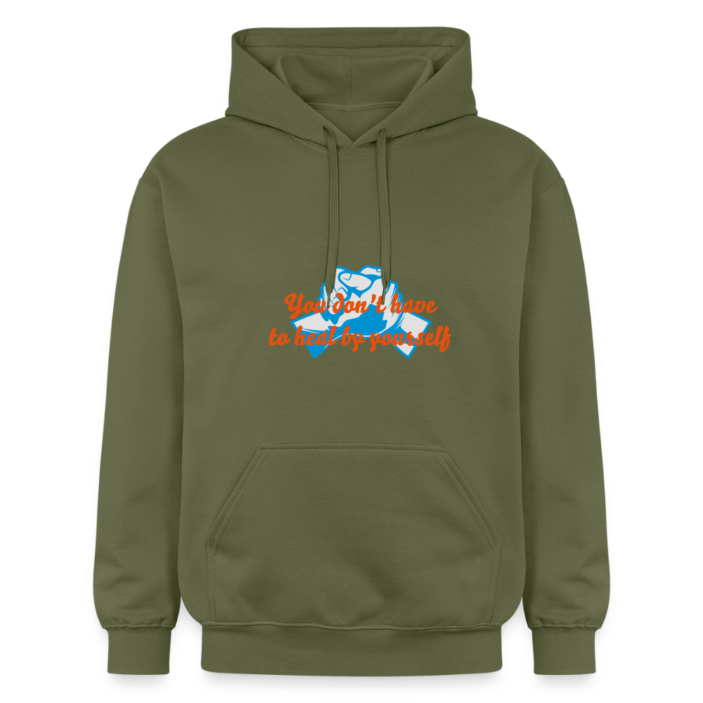 You don't have to heal ... - Unisex Hoodie - militairgroen
