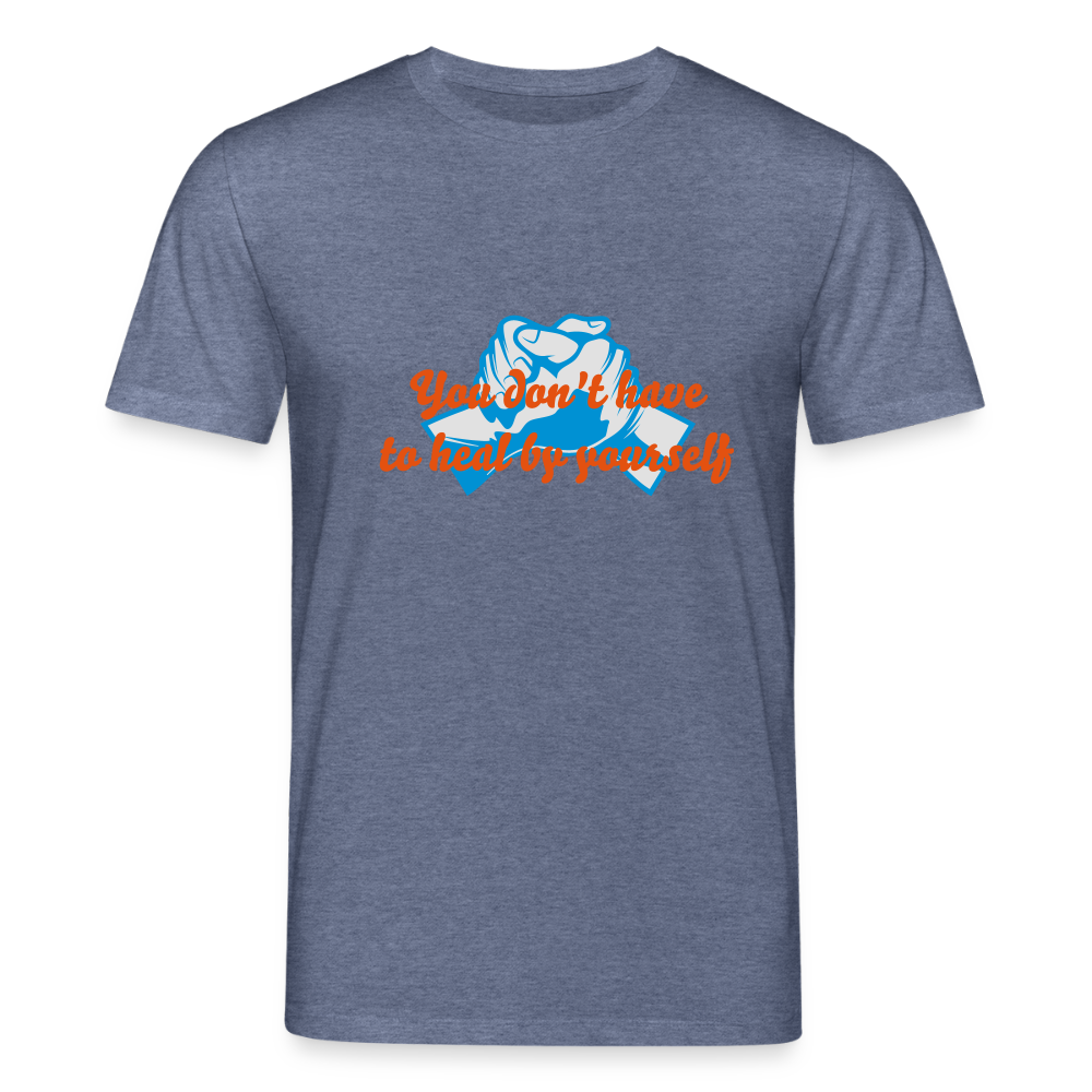 You don't have to heal ... - Women T-shirt - donkerblauw gemêleerd