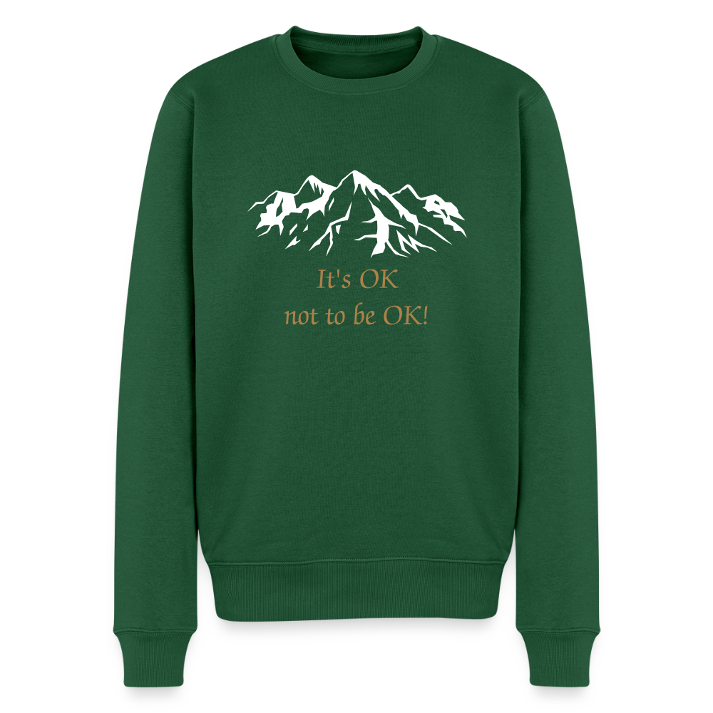 It's OK not to be OK! - Men Premium Sweater - flesgroen