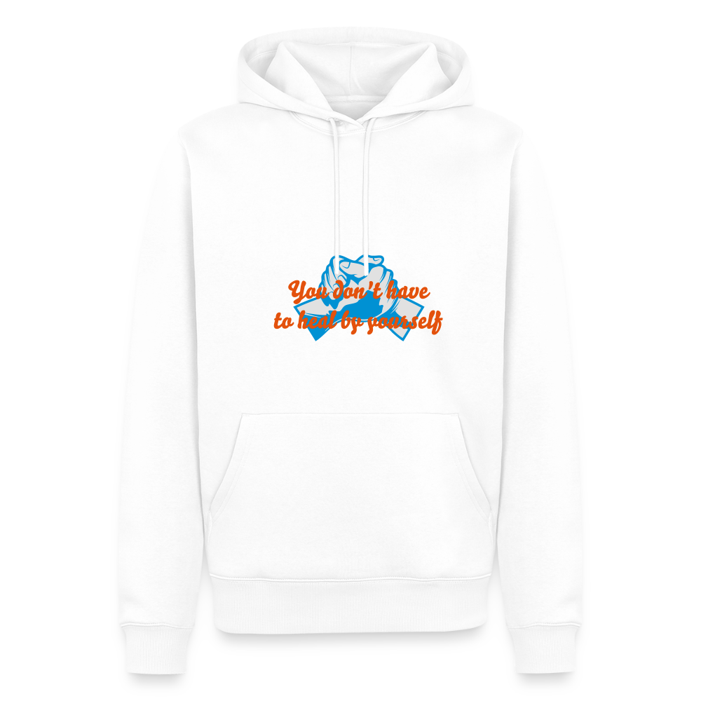 You don't have to heal ... - Men Hoodie - wit