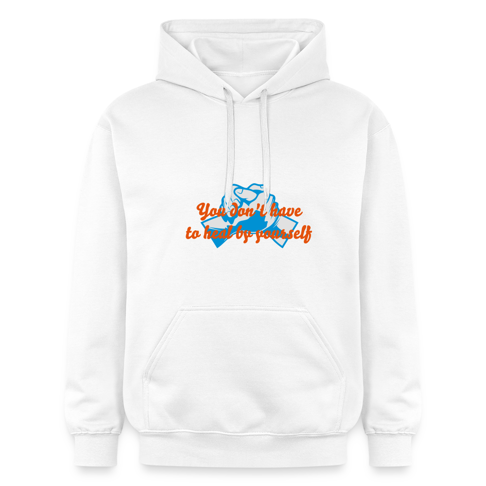 You don't have to heal ... - Unisex Hoodie - wit